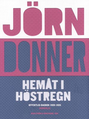 cover image of Hemåt i höstregn